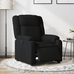 Fauteuil Verstelbaar Elektrisch Stof Zwart