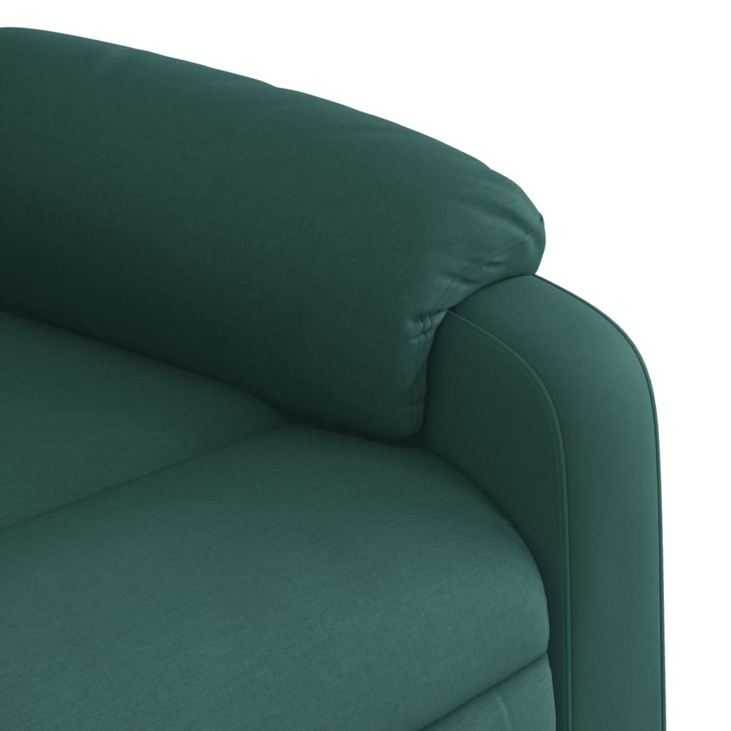 Fauteuil Verstelbaar Elektrisch Stof Donkergroen