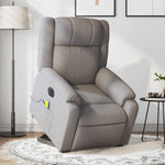 Sta-Op-Massagestoel Stof Taupe