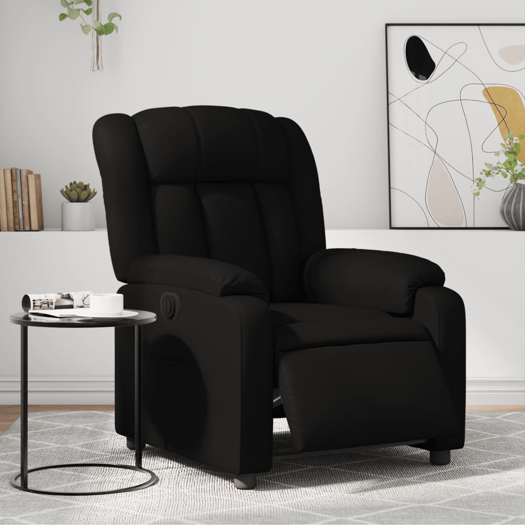 Fauteuil Kunstleer Zwart