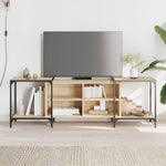 Tv-Meubel Bewerkt Hout Kleurig
