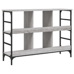 Dressoir 102X32X73,5 Cm Bewerkt Hout Eikenkleurig