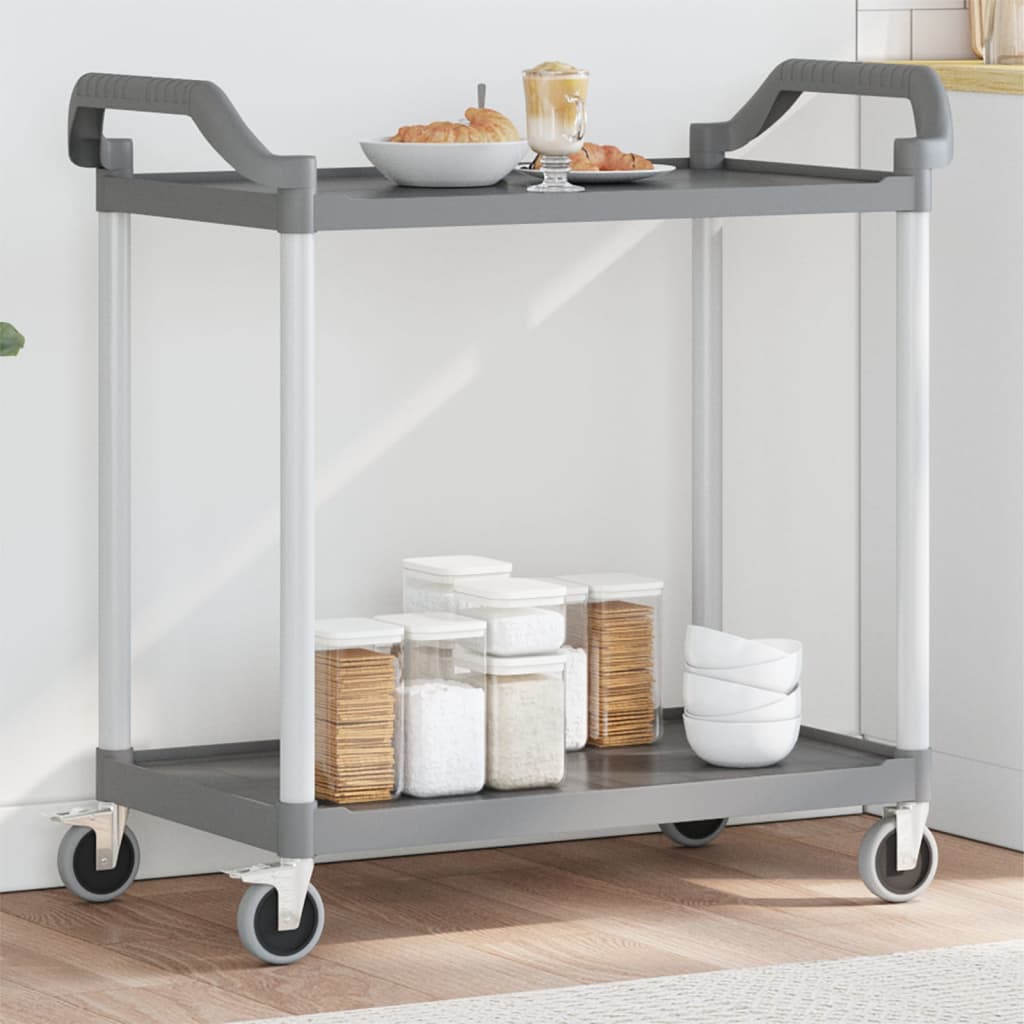 Trolley 2-Laags Aluminium