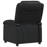 Fauteuil Verstelbaar Kunstleer Zwart