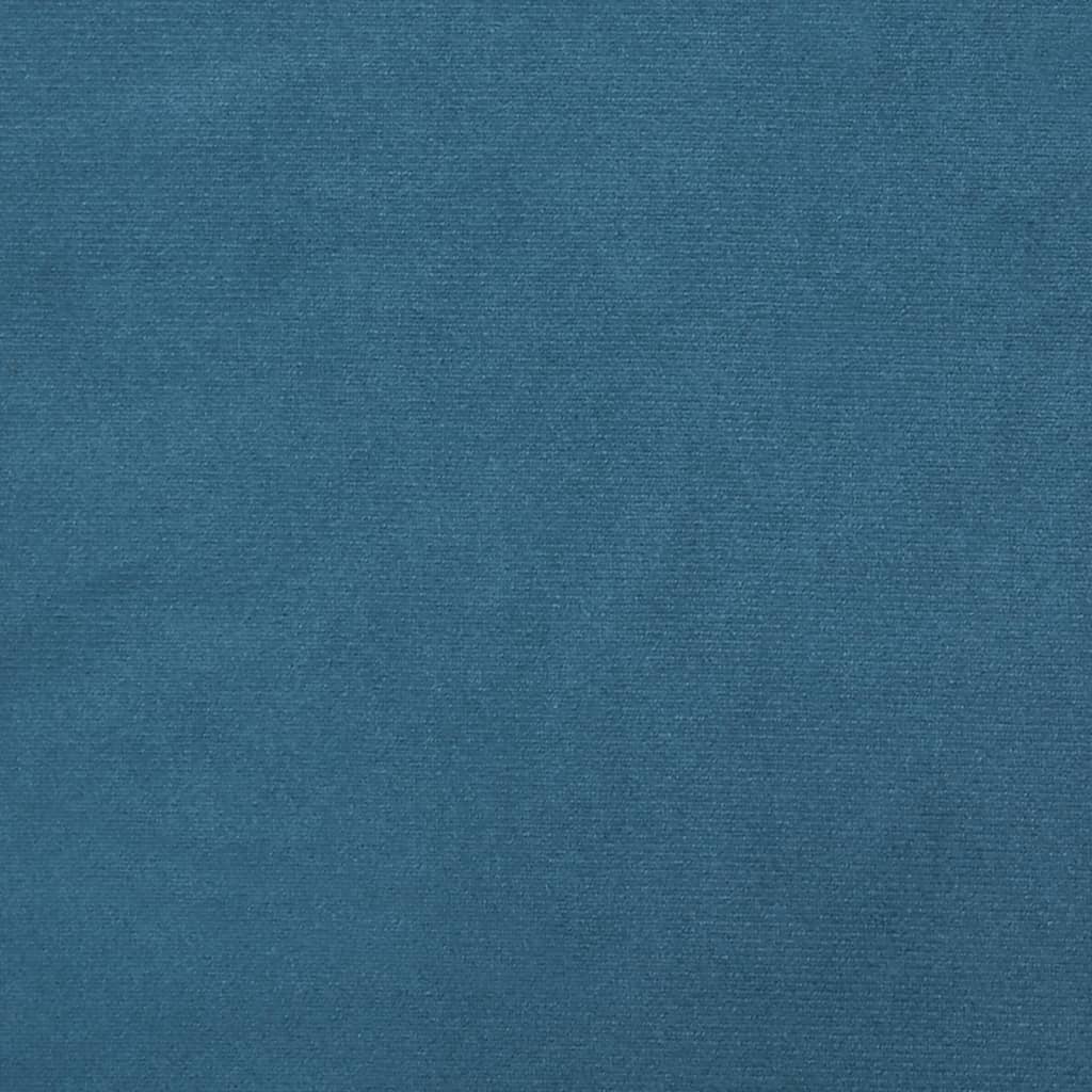 Fauteuil Verstelbaar Fluweel Blauw