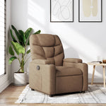 Fauteuil Verstelbaar Stof Bruin