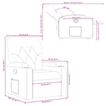 Fauteuil Verstelbaar Stof Taupe