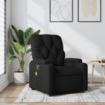 Fauteuil Verstelbaar Stof Zwart