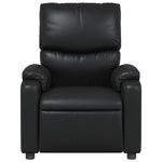 Fauteuil Verstelbaar Kunstleer Zwart