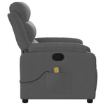 Massagestoel Verstelbaar Stof Donkergrijs