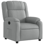 Fauteuil Verstelbaar Stof Lichtgrijs