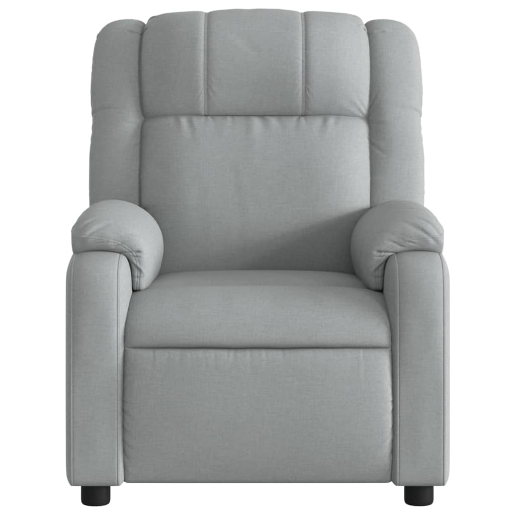 Fauteuil Verstelbaar Stof Lichtgrijs
