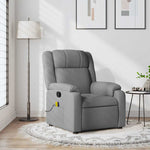 Fauteuil Verstelbaar Stof Lichtgrijs