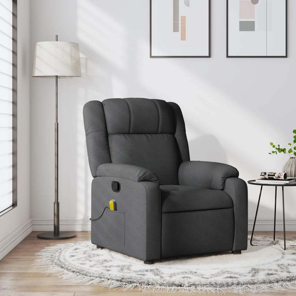 Fauteuil Verstelbaar Stof Donkergrijs