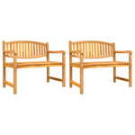3-Delige Tuinset Massief Teakhout