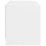 Tv-Meubel Met Glazen Deuren 68X37X42 Cm