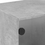 Tv-Meubel Met Glazen Deuren 02X37X42 Cm