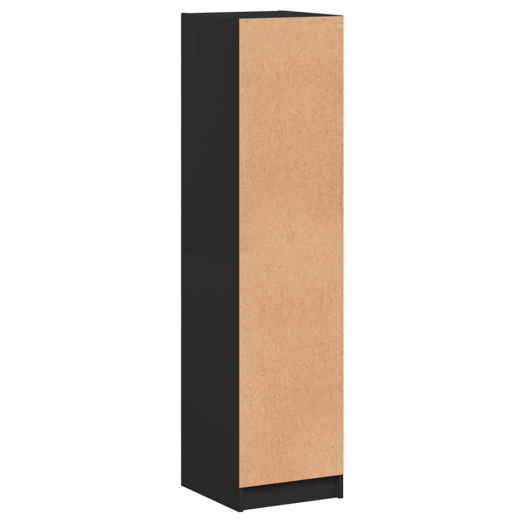 Hoge Kast Met Glazen Deur 35X37X142 Cm