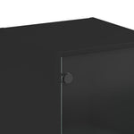 Hoge Kast Met Glazen Deur 35X37X142 Cm