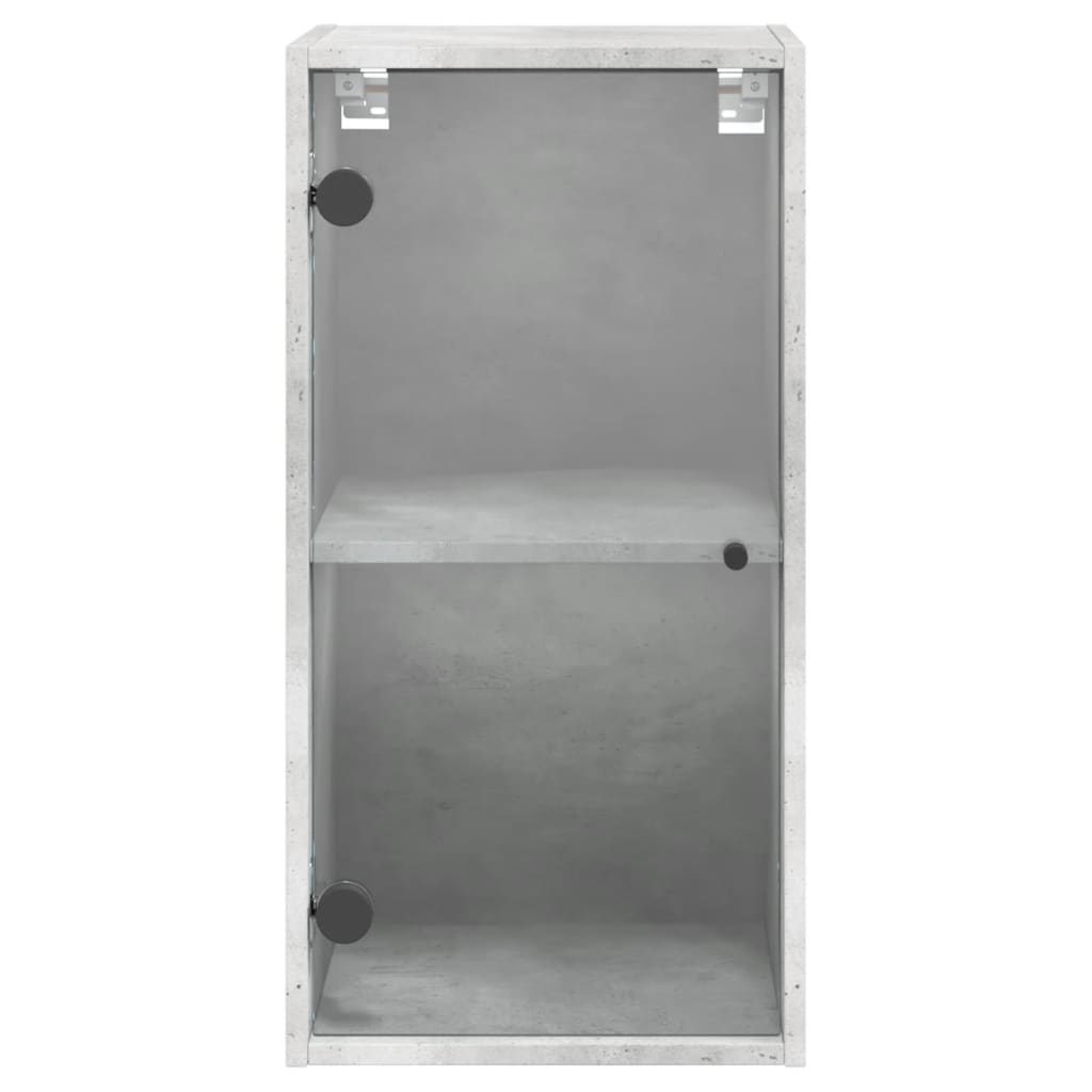 Wandkast Met Glazen Deuren 35X37X68,5 Cm