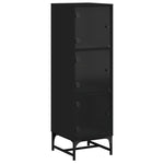 Hoge Kast Met Glazen Deuren 35X37X120 Cm