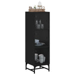 Hoge Kast Met Glazen Deuren 35X37X120 Cm