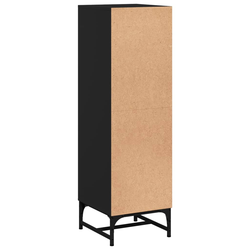 Hoge Kast Met Glazen Deuren 35X37X120 Cm