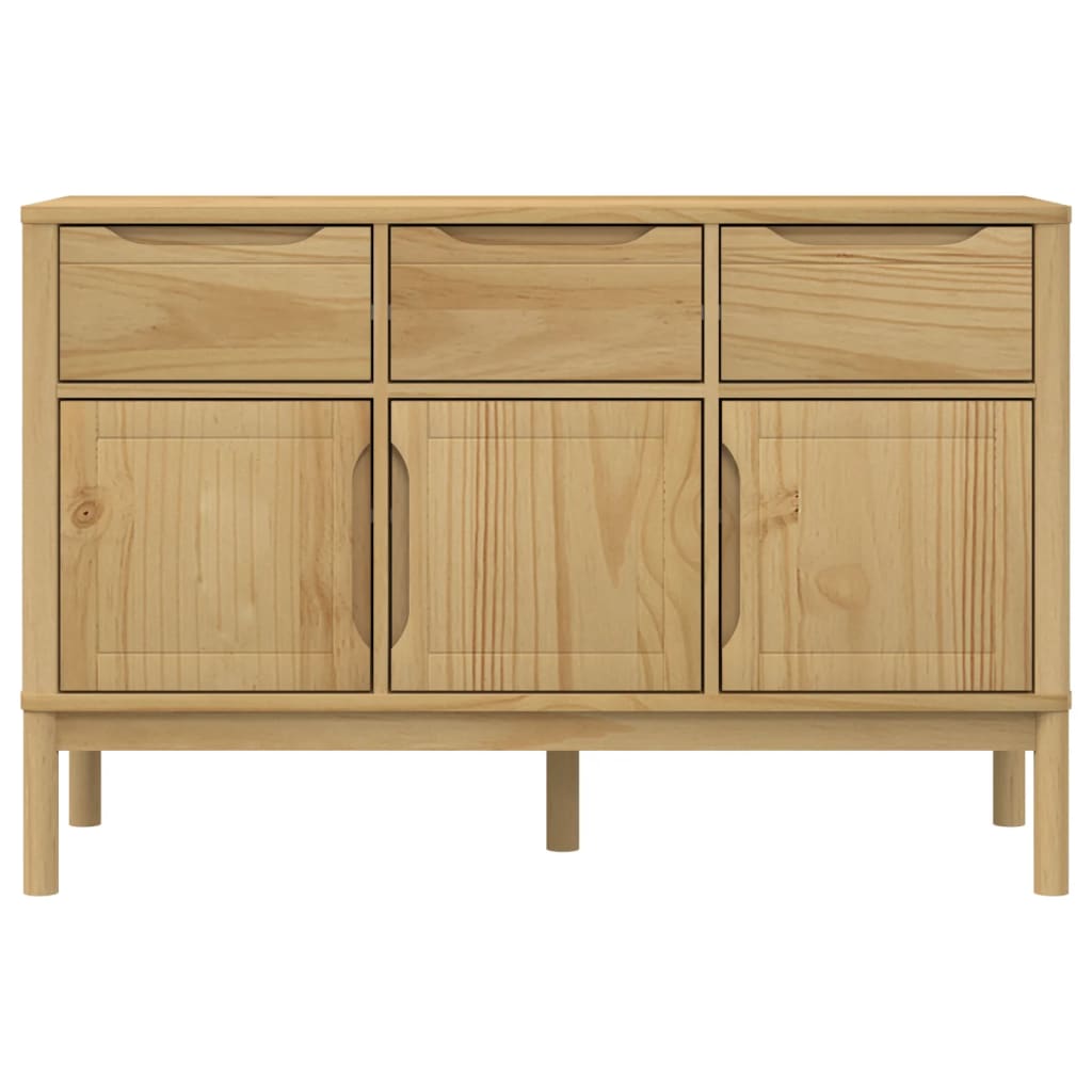 Dressoir Floro 114X43X74 Cm Massief Grenenhout