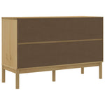 Dressoir Floro 114X43X74 Cm Massief Grenenhout