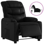 Fauteuil Kunstleer Zwart