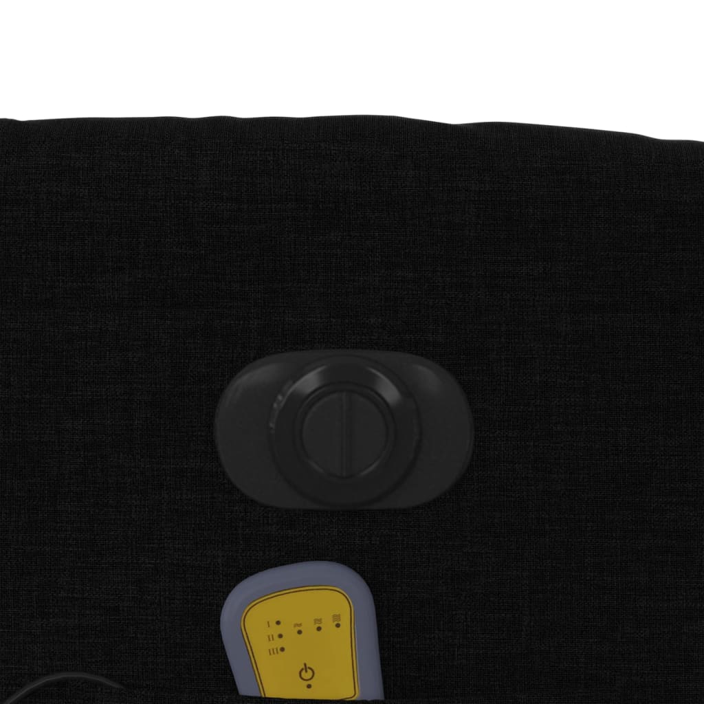 Massagestoel Stof Zwart