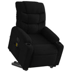 Sta-Op-Massagestoel Stof Zwart