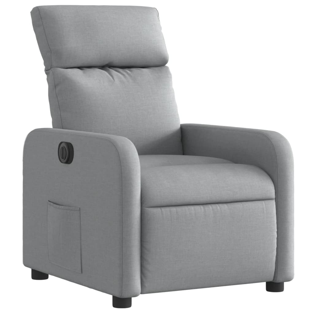 Fauteuil Stof Lichtgrijs