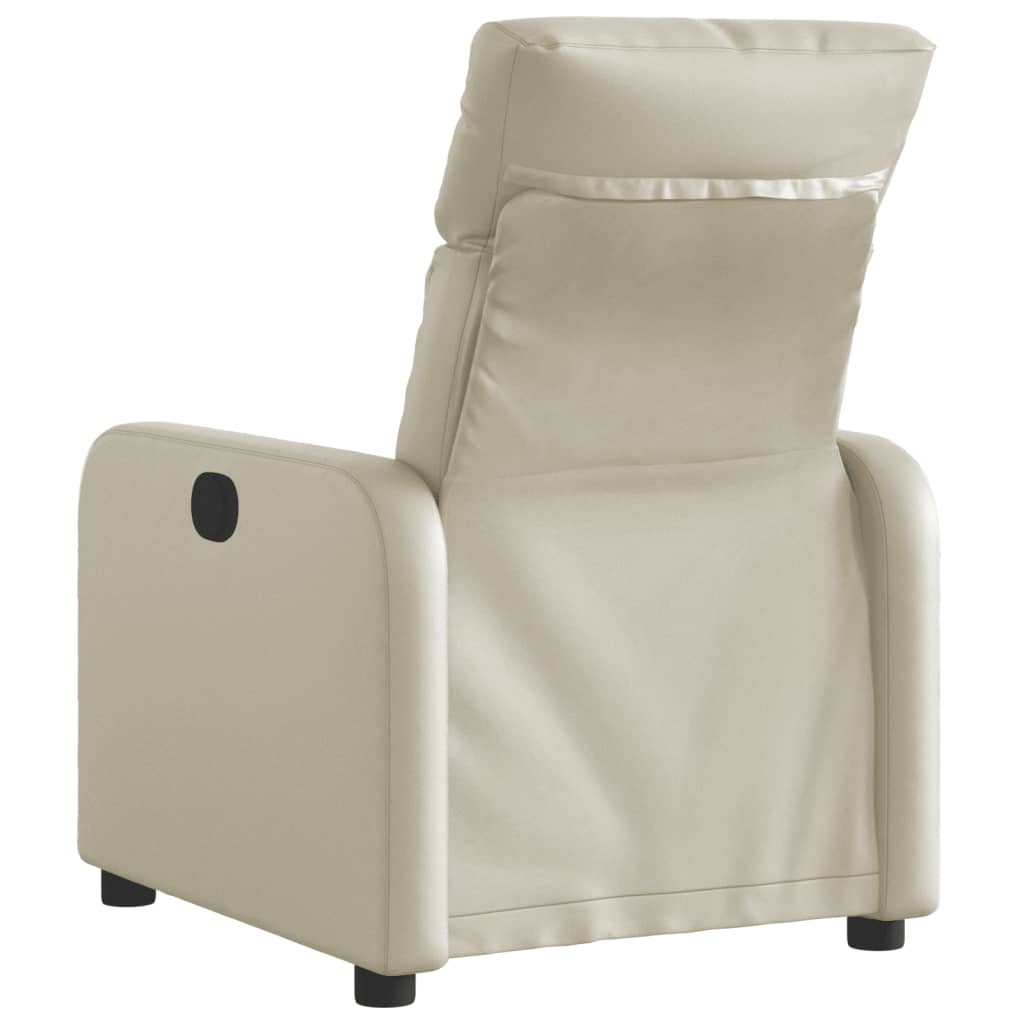 Fauteuil Kunstleer Kleurig Crème