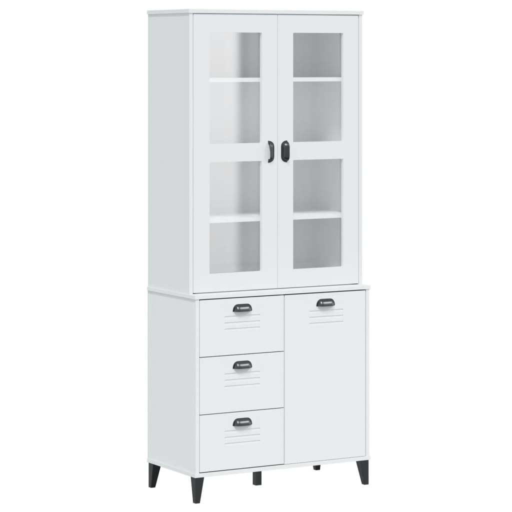 Hoge Kast Viken 80X40X190 Cm Massief Grenenhout