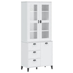 Hoge Kast Viken 80X40X190 Cm Massief Grenenhout