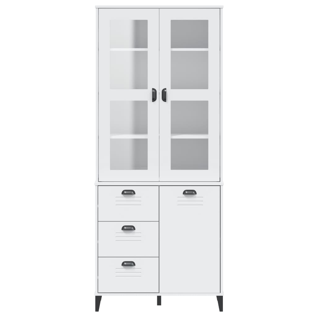 Hoge Kast Viken 80X40X190 Cm Massief Grenenhout