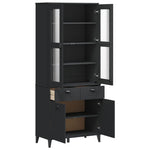 Hoge Kast Viken 80X40X190 Cm Massief Grenenhout