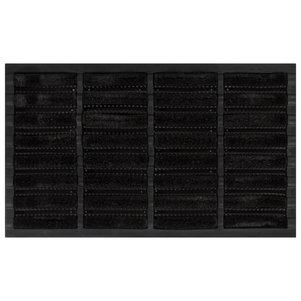 Deurmat Rechthoekig 45X75 Cm Rubber En Kokosvezel