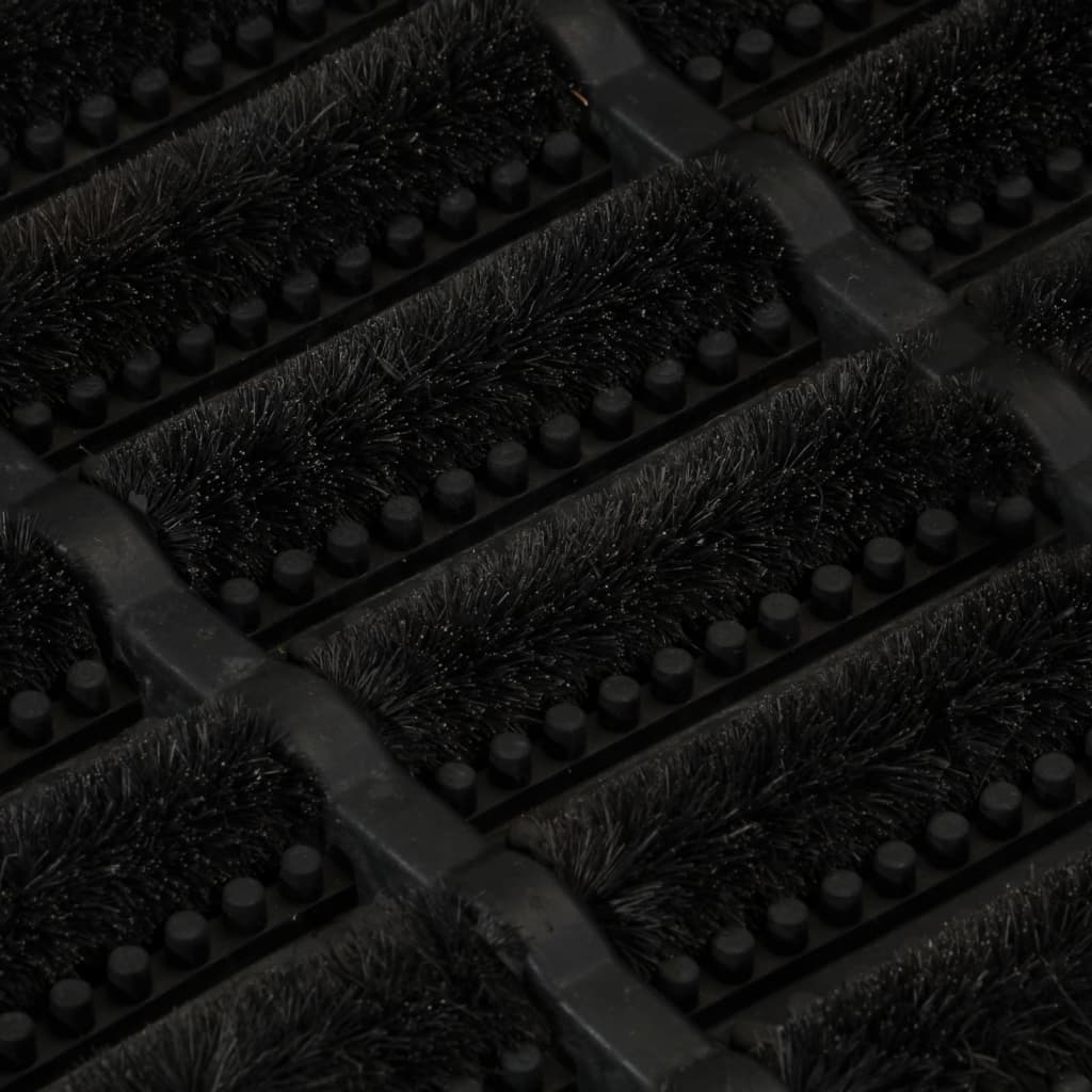 Deurmat Rechthoekig 45X75 Cm Rubber En Kokosvezel