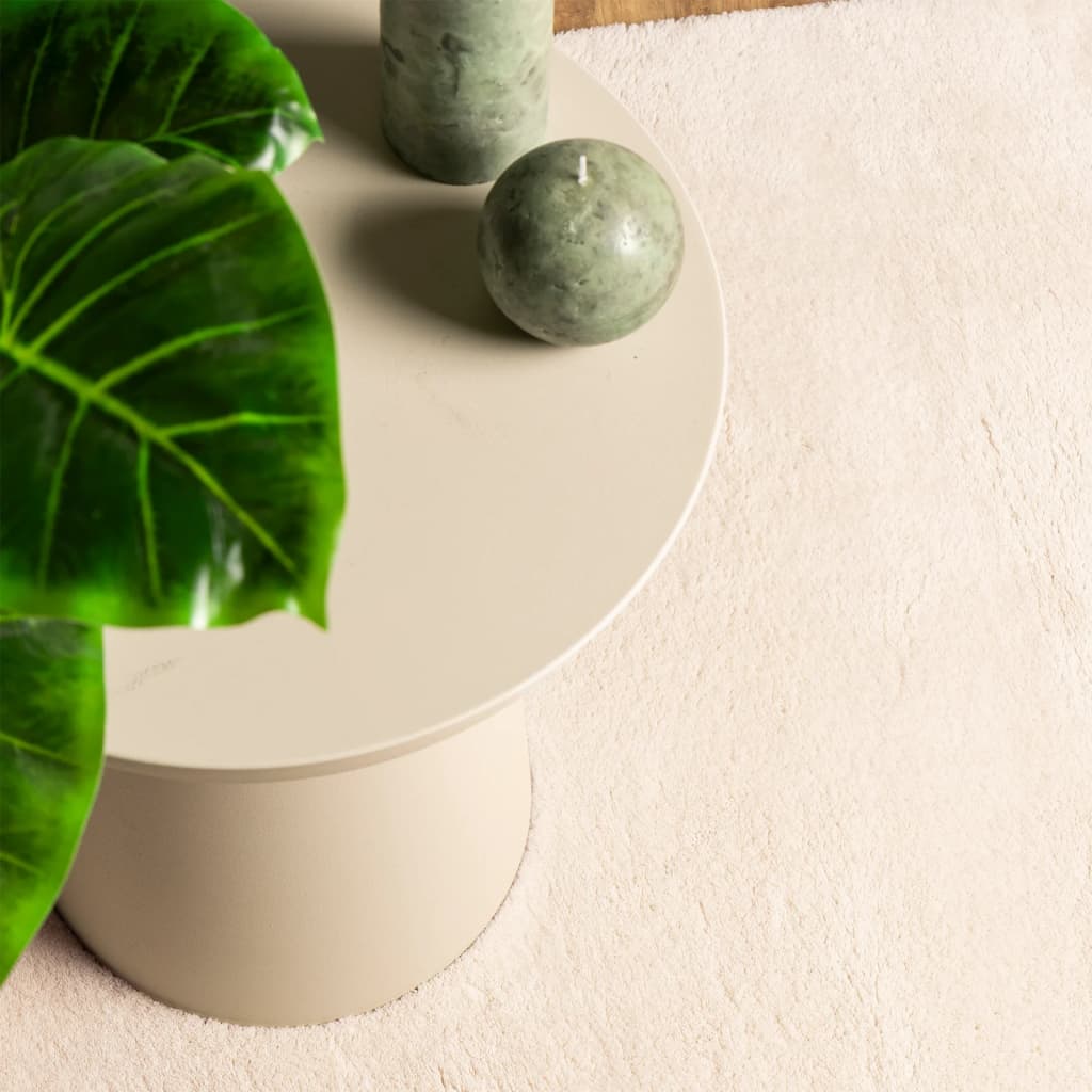 Vloerkleed Huarte Laagpolig Zacht Wasbaar Beige