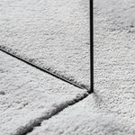 Vloerkleed Huarte Laagpolig Zacht Wasbaar Grijs