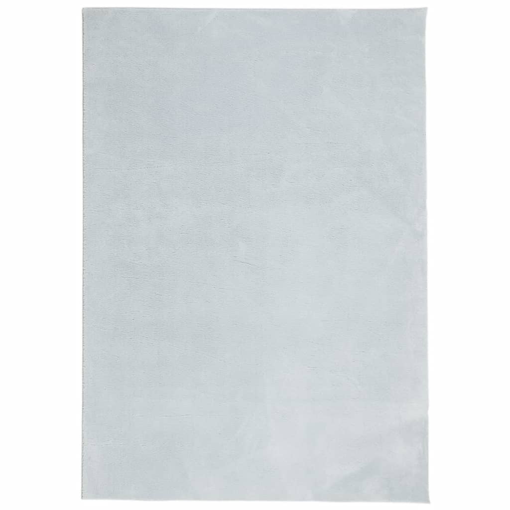 Vloerkleed Huarte Laagpolig Zacht Wasbaar Blauw