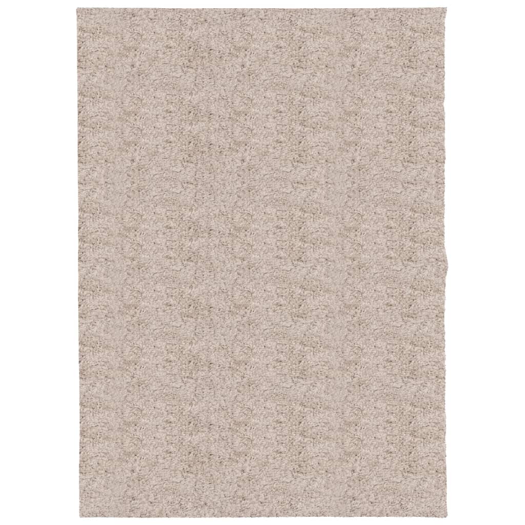Vloerkleed Pamplona Shaggy Hoogpolig Modern Beige