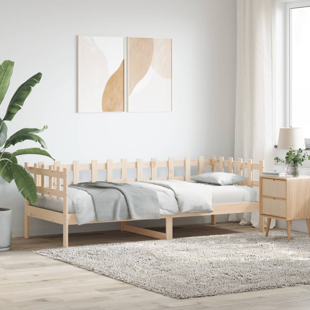Slaapbank Zonder Matras Massief Grenenhout