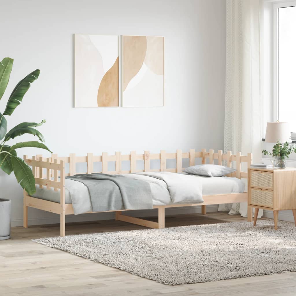 Slaapbank Zonder Matras Massief Grenenhout