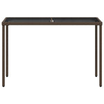 5-Delige Tuinset Met Kussens Poly Rattan Bruin