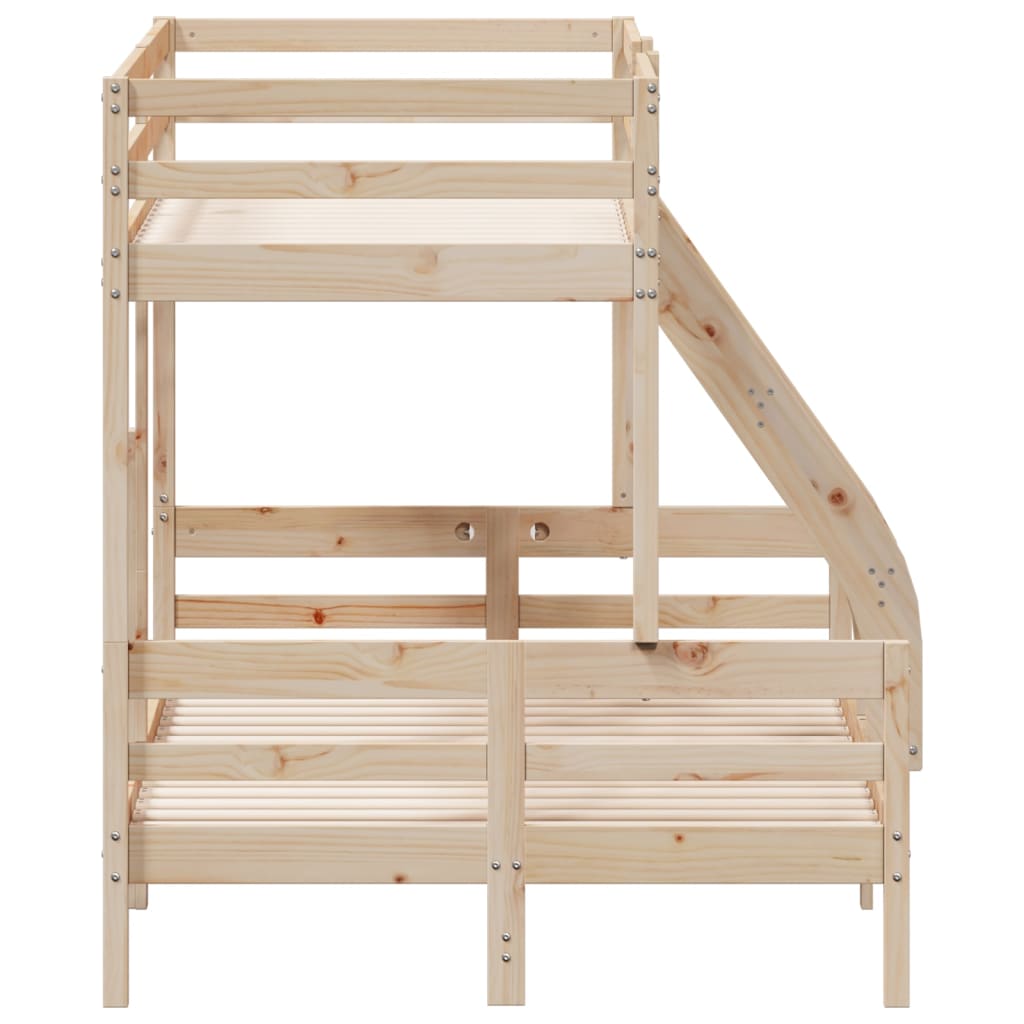 Stapelbed Massief Grenenhout 90X200/120X200 Cm
