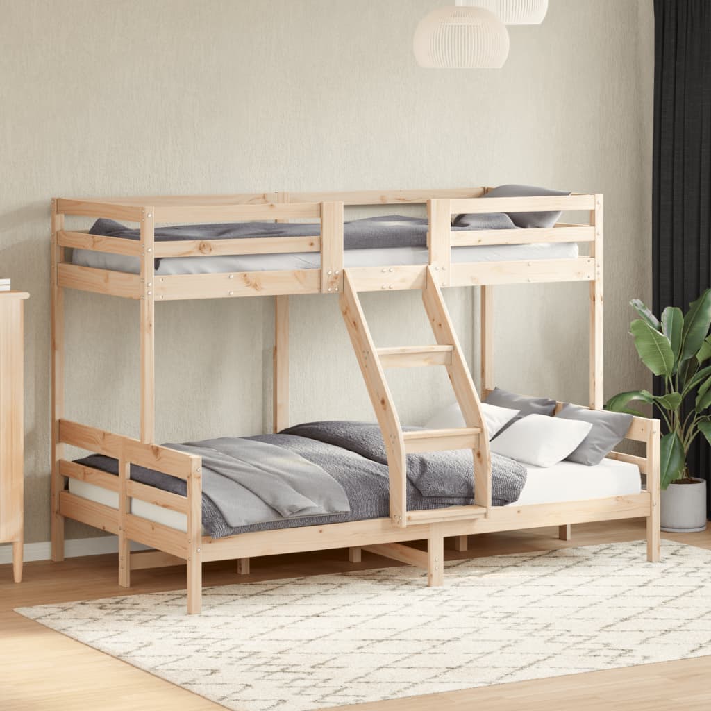 Stapelbed Massief Grenenhout 90X200/120X200 Cm