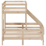Stapelbed Massief Grenenhout 90X200/140X200 Cm